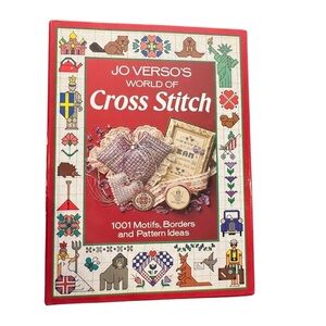 Jo Verso's World of Cross Stitch Hard Book 1001 Motifs Borders and Pattern Ideas